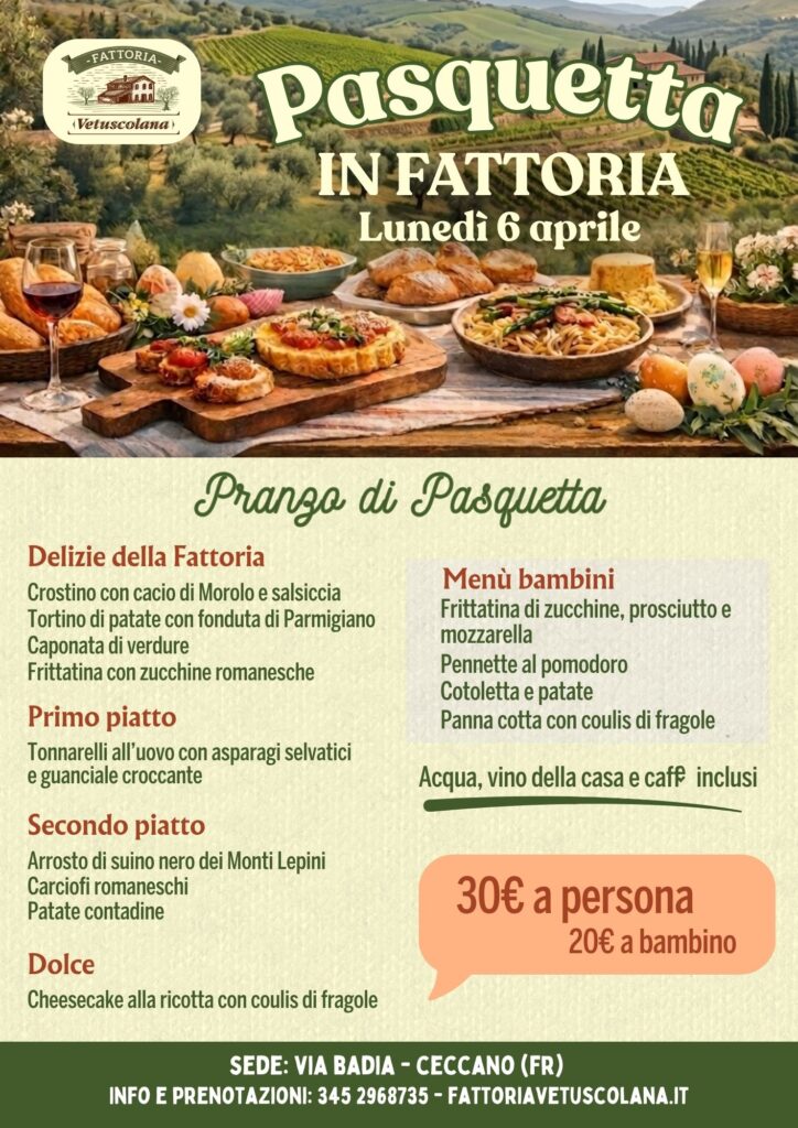 PASQUETTA IN FATTORIA